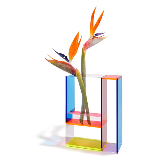 Neon Mondri vase